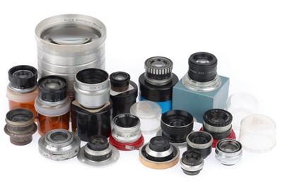 Lot 430 - A Selection of Projection and Enlarger Lenses