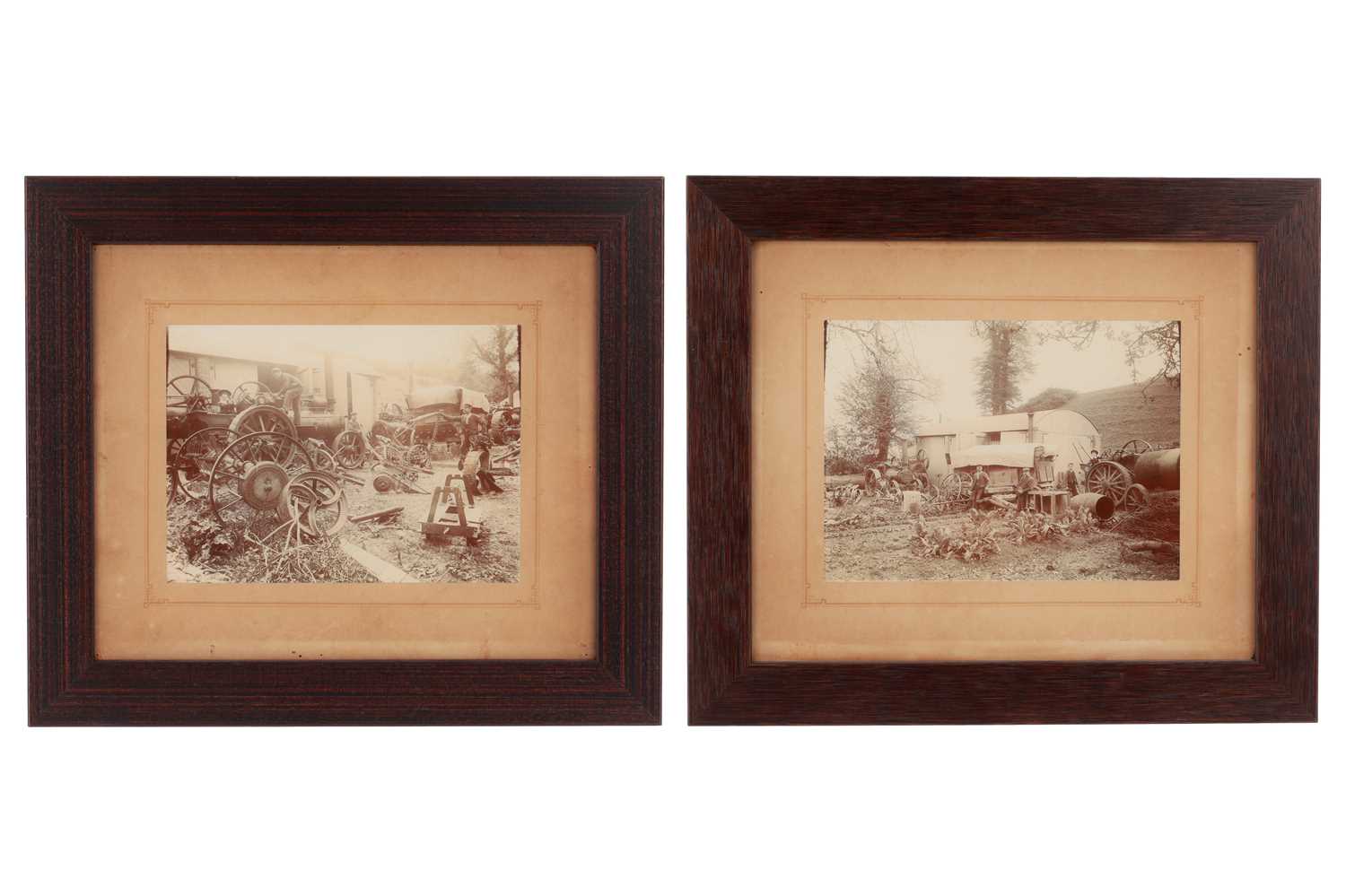 Lot 43 - Traction Engines, Albumen Prints