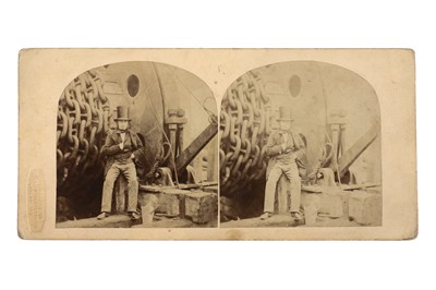 Lot 91 - BRUNEL, Isambard Kingdom, Stereoscopic Card
