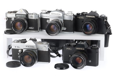 Lot 89 - A Selection of SLR Cameras