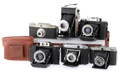 Lot 244 - A selection of Folding Cameras