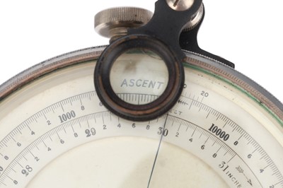 Lot 345 - Survey Aneroid Barometer, Short & Mason