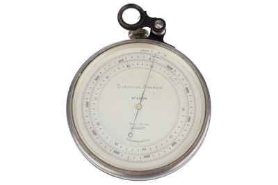 Lot 345 - Survey Aneroid Barometer, Short & Mason