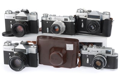Lot 83 - A Group of Soviet Cameras