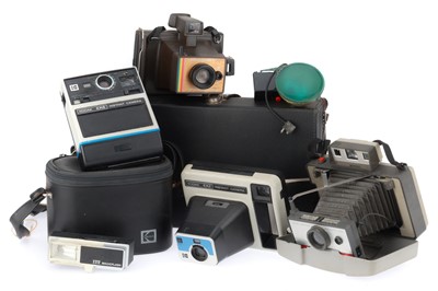 Lot 287 - A Group of Instant Film Cameras