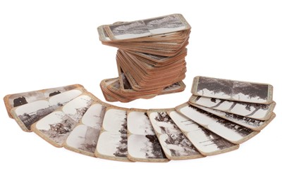 Lot 97 - Stereocards, Complete Set WW1, Realistic Travels