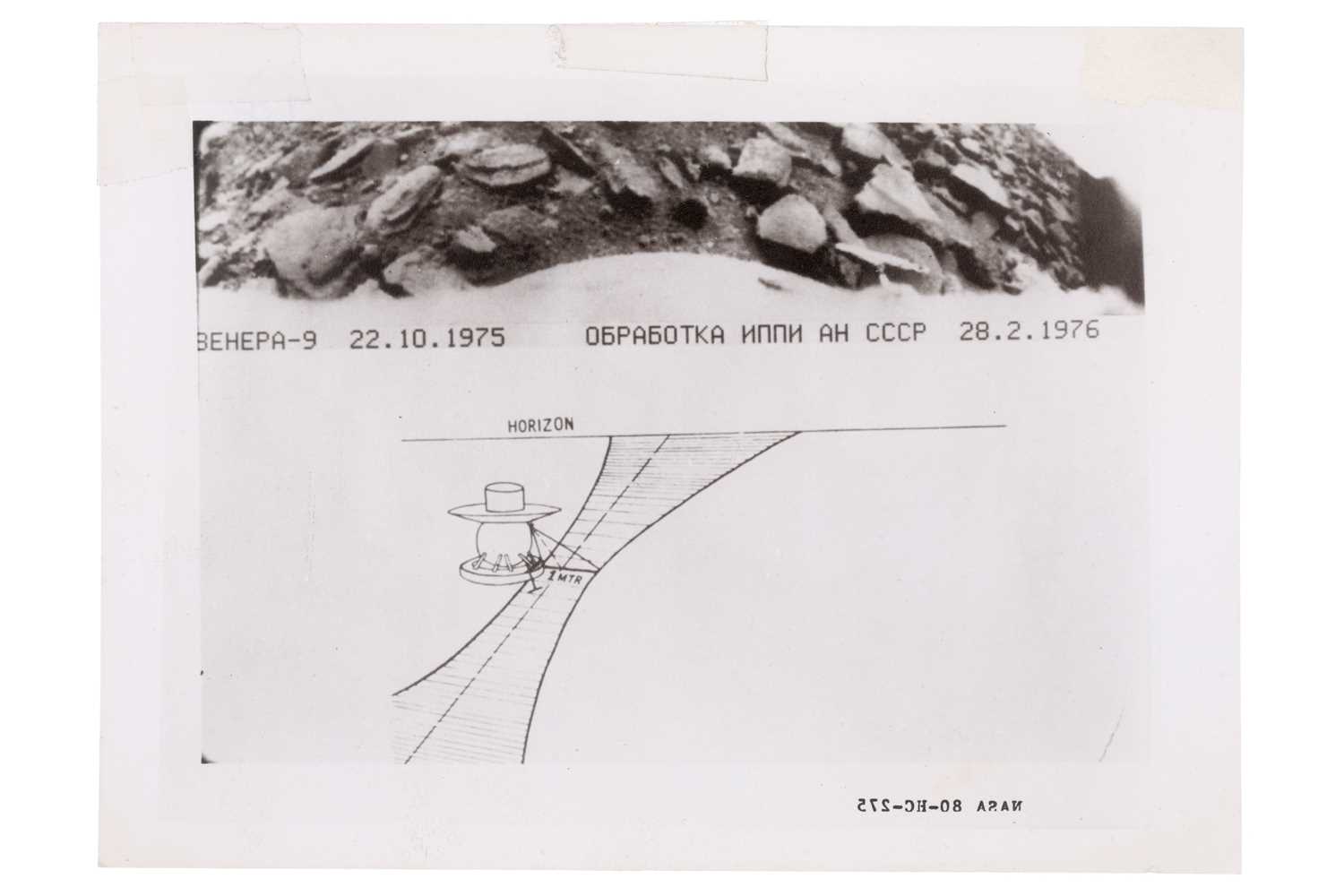 Lot 162 - CCCP & NASA Image of Surface of Venus