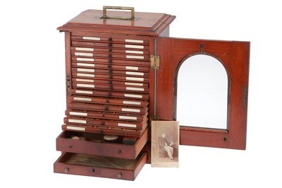 Lot 333 - Alfred Russel Wallace's Microscope Slide Cabinet