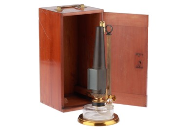 Lot 332 - Microscope Oil Lamp, Waston & Sons