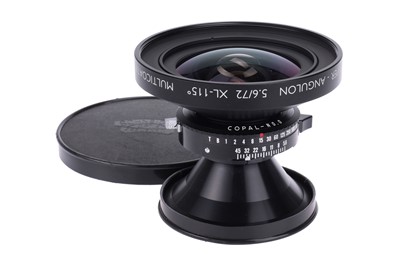 Lot 382 - A Schneider Super-Angulon XL-115 f/5.6 72mm Lens