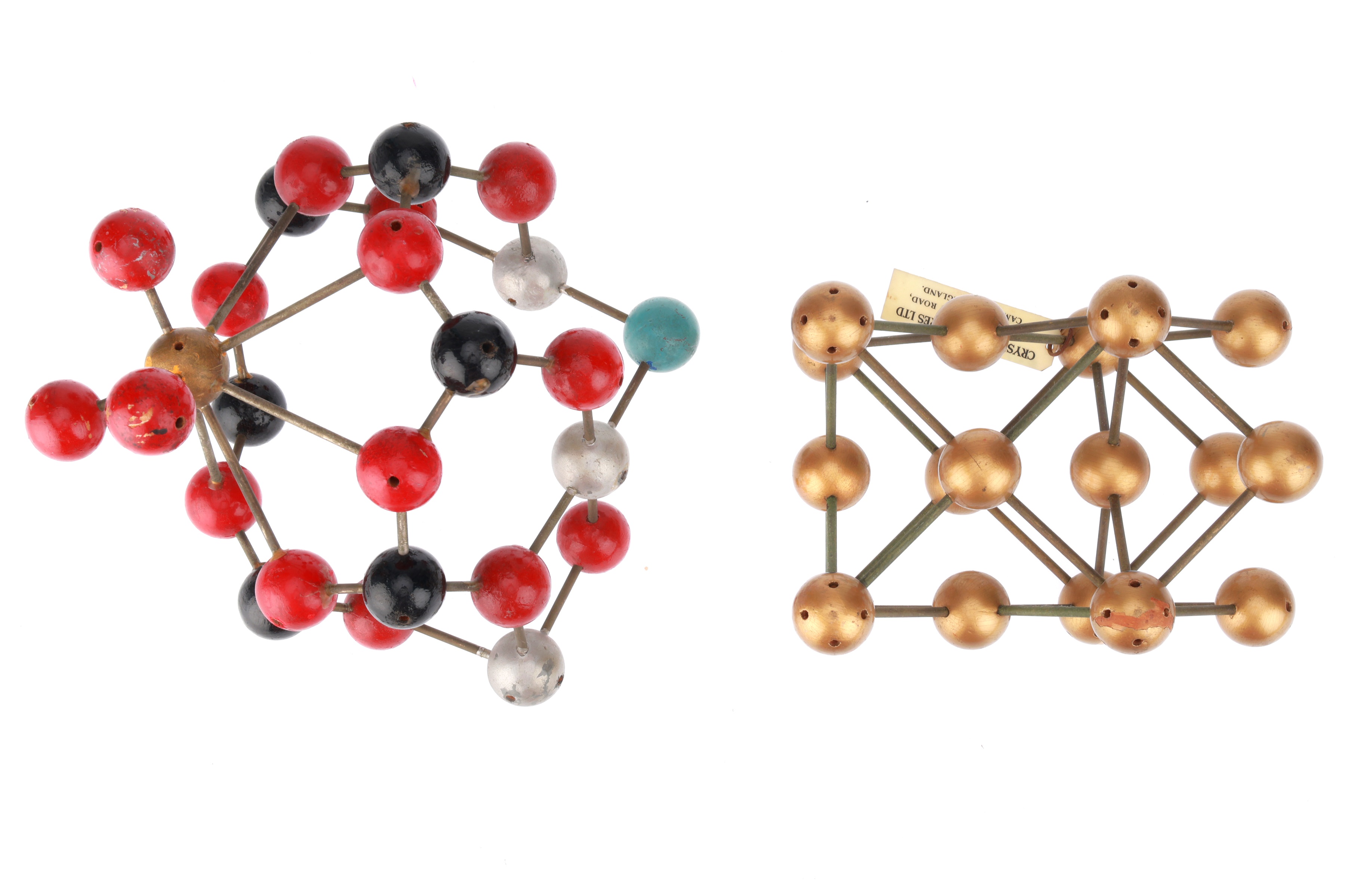 Lot 363 - 2 Crystal Structure models,