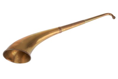 Lot 300 - A brass 'Signal' Double-Extension Ear Trumpet Hearing Aid