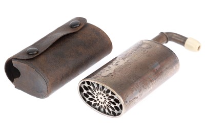 Lot 310 - A plated brass 'Sonor'-Type Ear Trumpet Hearing Aid