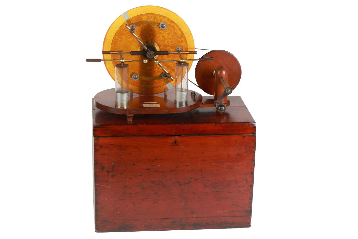 Lot 355 - A Rare Voss Pattern Electrostatic Machine,