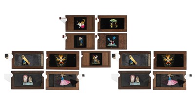 Lot 202 - Magic Lantern Slides, Collection of 13 slip slides