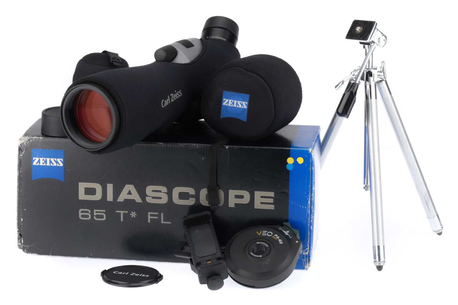 Lot 498 - A Carl Zeiss Diascope 65 T* FL Spotting Scope