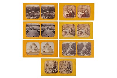 Lot 110 - Collection of 7 French Stereo Tissue Views