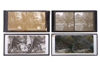 Lot 101 - Woodbury, Collection of Stereo Glass Diapositives, Java, Sumatra & India