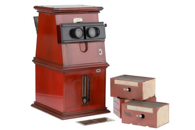 Lot 247 - A Large (16.7cm x 8.4cm) stereo Viewer, Gaumont, Paris
