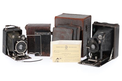 Lot 203 - A Pair of Folding Bed Cameras