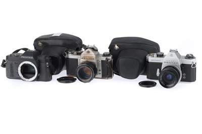 Lot 148 - A Group of Pentax SLR Cameras