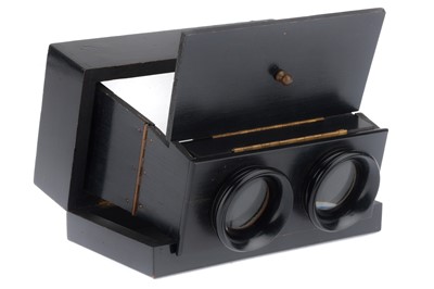 Lot 255 - Unusual French Folding Stereo Viewer