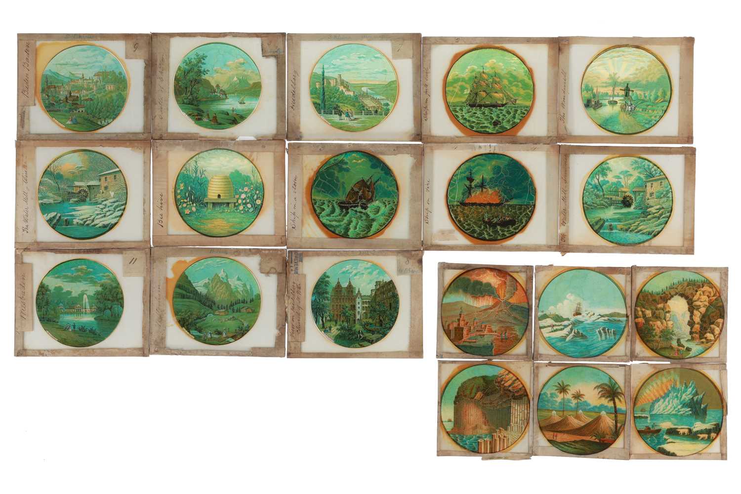 Lot 178 - Unusual Large Magic Lantern Slides