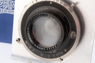 Lot 341 - A Carl Zeiss Jena f/3.5 12cm Tessar Large Format Lens