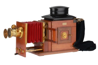 Lot 228 - Very Fine Brass & Mahogany Magic Lantern