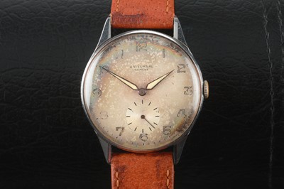 Lot 481 - A Universal Geneve Hand-Winding Wristwatch