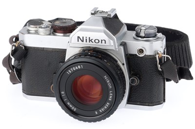 Lot 13 - A Nikon FM 35mm SLR Camera