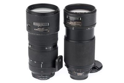Lot 337 - A Pair of Nikon AF-Nikkor ED f/2.8 80-200mm Zoom Lenses