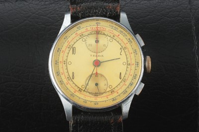 Lot 471 - A Telda Chronograph Hand-Winding Wristwatch