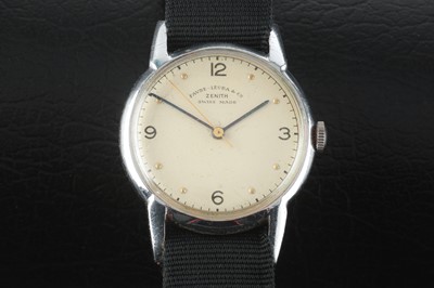 Lot 468 - A Favre-Leuba & Co Zenith-Hand Winding Wristwatch