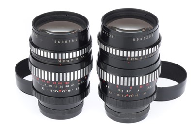 Lot 336 - A Pair of Pentacon f/2.8 135mm Lenses