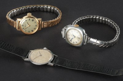 Lot 466 - Three Ladies Hand-Winding Wristwatches