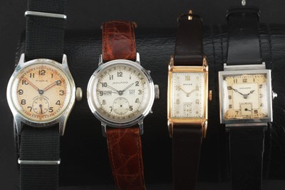 Lot 465 - Four Hand-Winding Wristwatches
