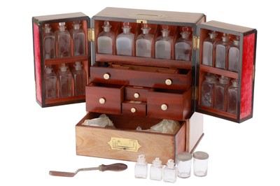 Lot 290 - A Victorian mahogany Medicine / Apothecary Chest