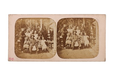 Lot 152 - Rossier. Pierre, Stereo Card View of China, No.41 Pa Tah Lom Boo