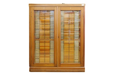 Lot 335 - 19th Century, Sounding Ship Microscope Slide Cabinet