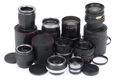 Lot 326 - A Selection of Camera Lenses