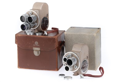 Lot 380 - A Pair of Bell & Howell Sportster Double Run 8 Cine Cameras