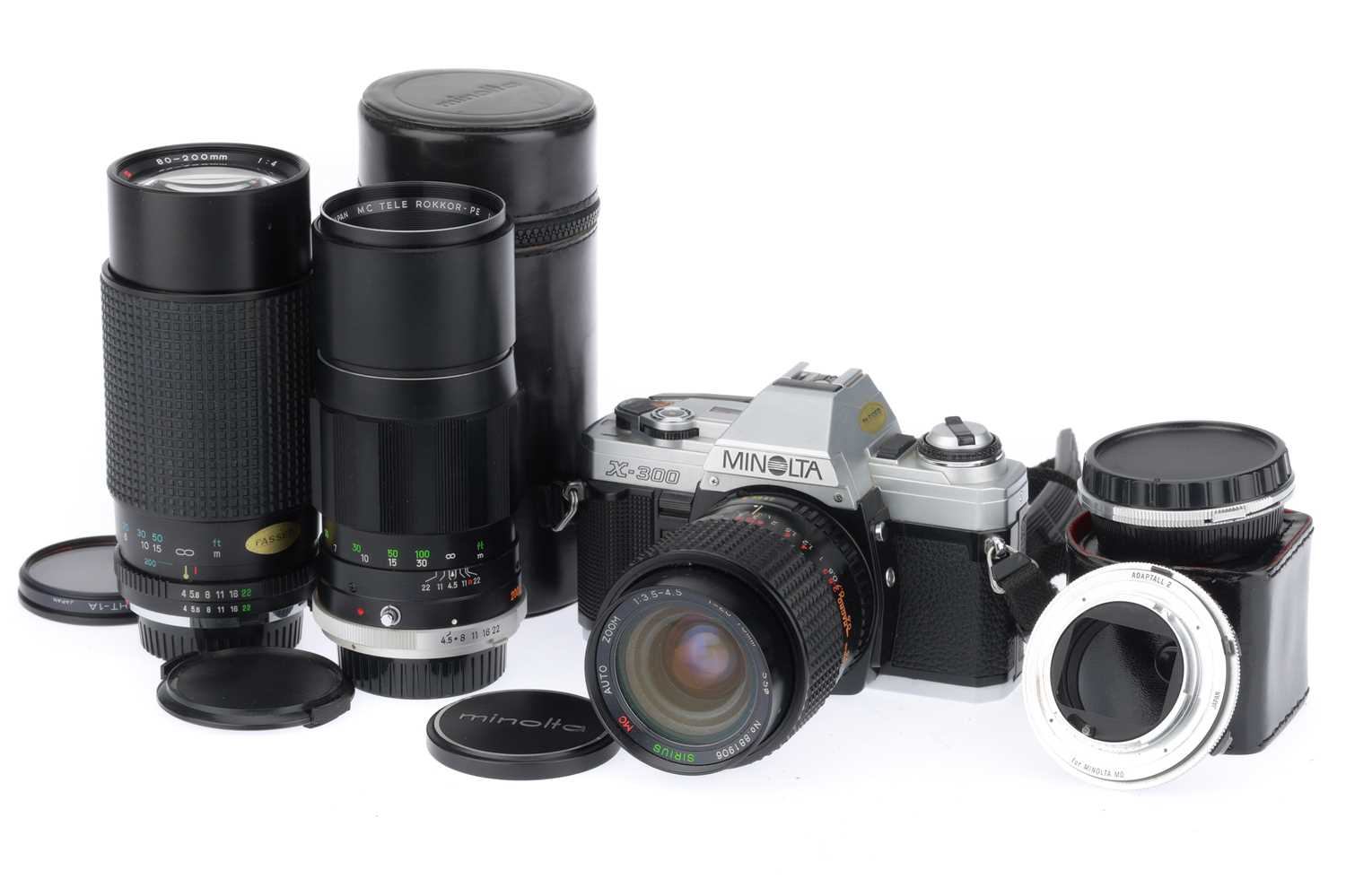 Lot 32 - A Minolta X-300 35mm Camera Outfit
