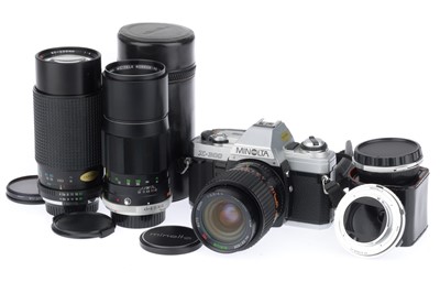 Lot 32 - A Minolta X-300 35mm Camera Outfit
