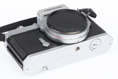 Lot 22 - A Nikon Nikkormat FT 35mm SLR Camera Outfit