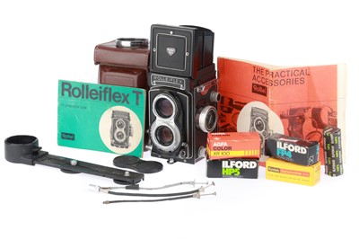 Lot 163 - A Rolleiflex T Medium Format TLR Camera
