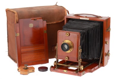 Lot 385 - A Lancaster "The 1899 Instantograph" Half-Plate Camera