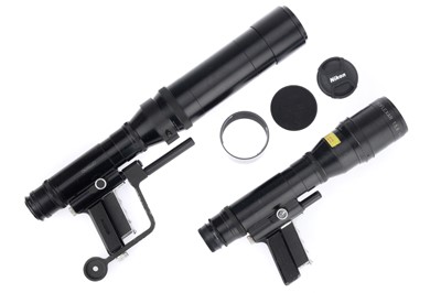 Lot 307 - A Pair of Novoflex Rifle Grip Tubes with Lenses