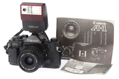 Lot 114 - A Canon A-1 35mm SLR Camera