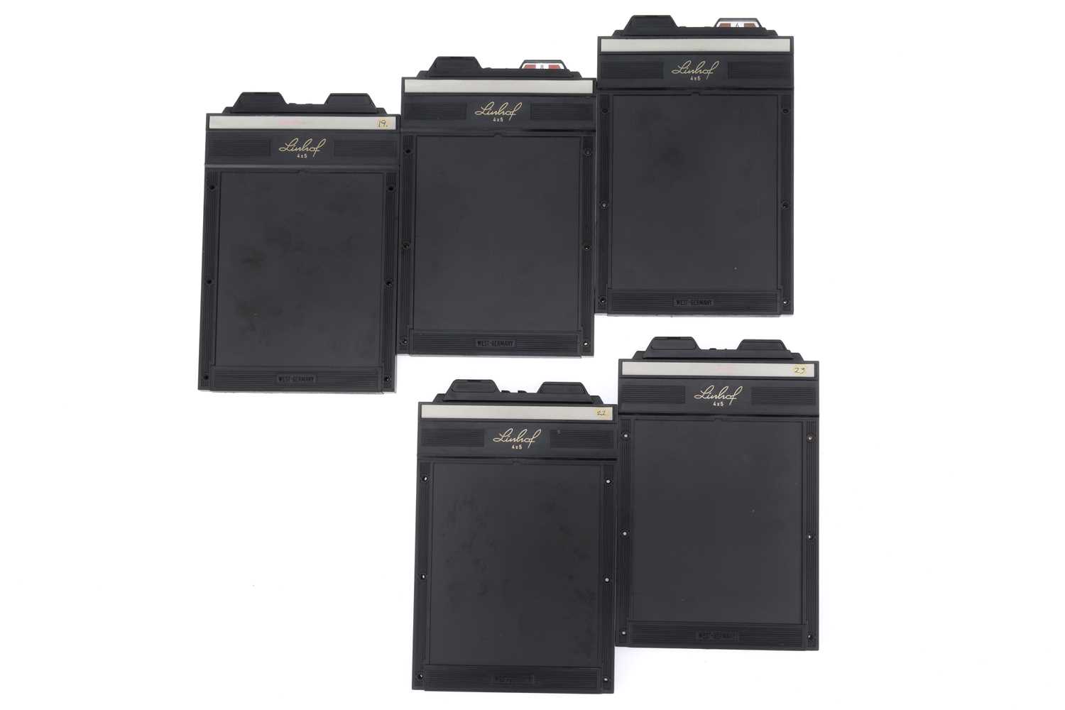 Lot 467 - A Group of Linhof 4x5 DDS Film Plate Holders,